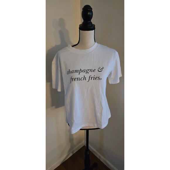 Kate spade x target tee champagne and fries small - Picture 2 of 7